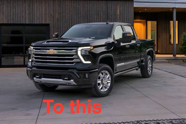 2022 - 2024 Chevy Silverado 1500 And 2024 2500 - 3500 HD Headlight Conversion