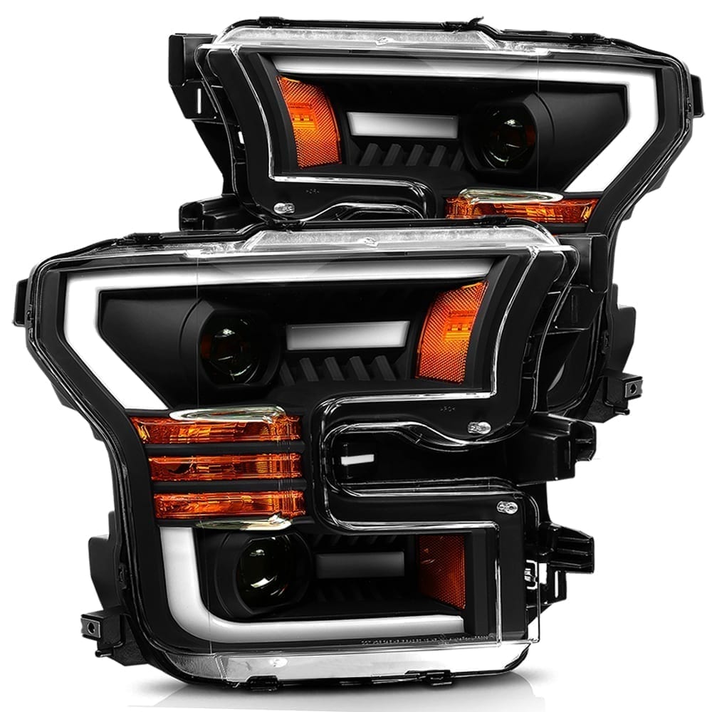 15-17 Ford F150 / 17-20 Ford F150 Raptor Projector Headlights Chrome