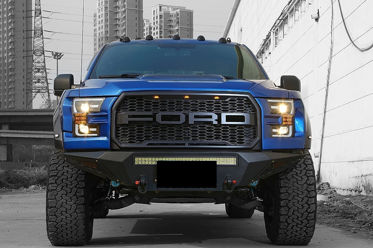 15-17 Ford F150 / 17-20 Ford F150 Raptor Projector Headlights Chrome