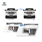 LED Headlights Reflector For 2007-2013 GMC Sierra 1500 2500HD 3500HD