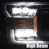 18-20 Ford F150 LED-Series  Projector Headlights