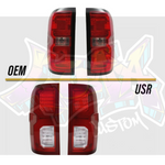 OEM LTZ Style UPGRADE Rear LED Bar Tail Light For 16-18 Chevy Silverado PlugNPlay