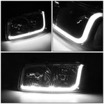 99-07 GMC SIERRA/YUKON LED DRL HEADLIGHTS