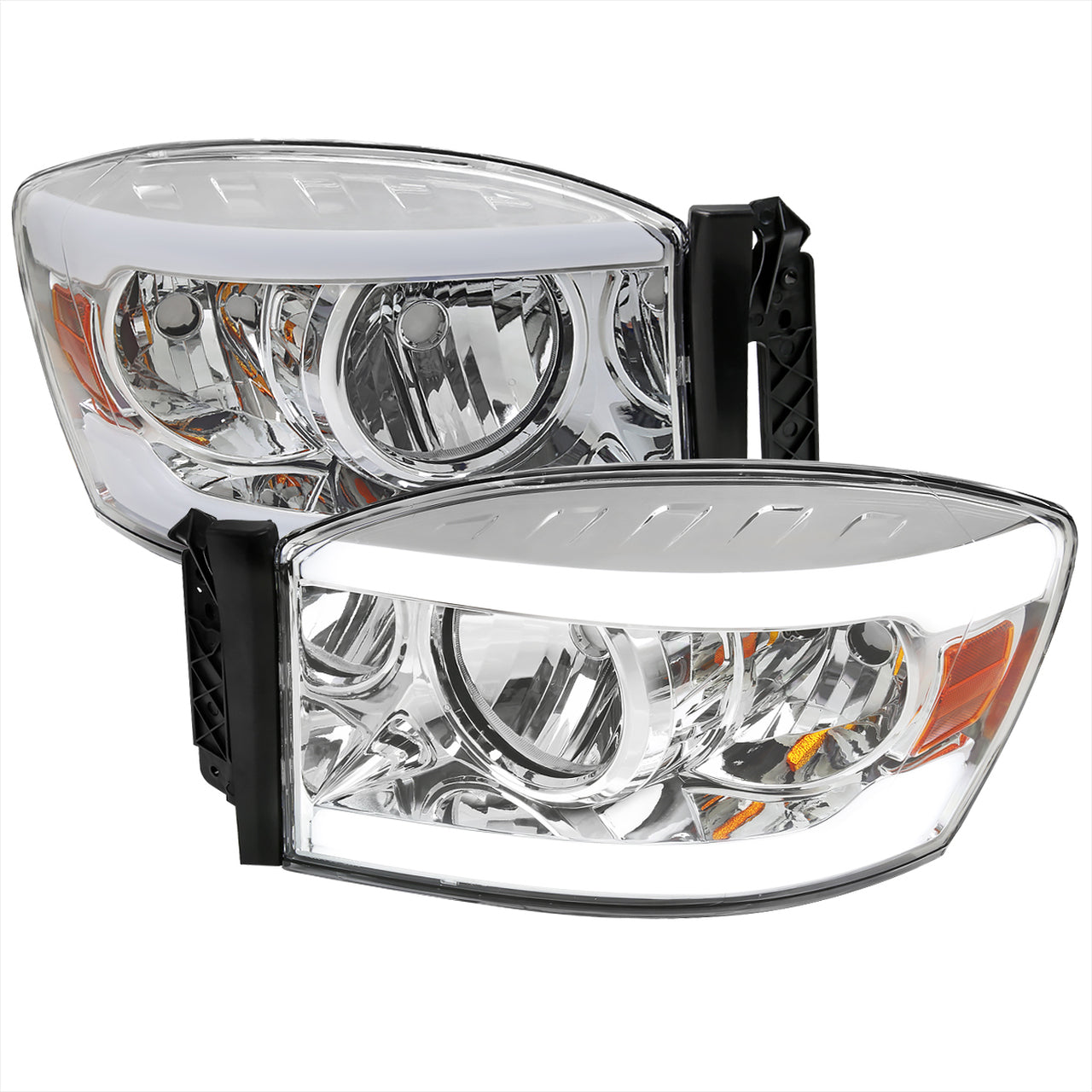 06-08 Dodge Ram Projector Headlights NO PROJECTOR