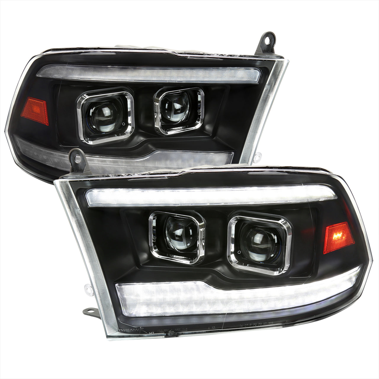 2009-2018 Dodge RAM 1500 / 2019-2021 RAM Classic / 2010-2018 RAM 2500 3500 Switchback Sequential Projector Headlights