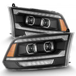 NEW STYLE 09-18 Ram Truck Projector Headlights Black