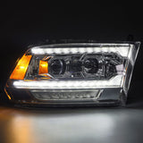 NEW STYLE 09-18 Ram Truck Projector Headlights Black