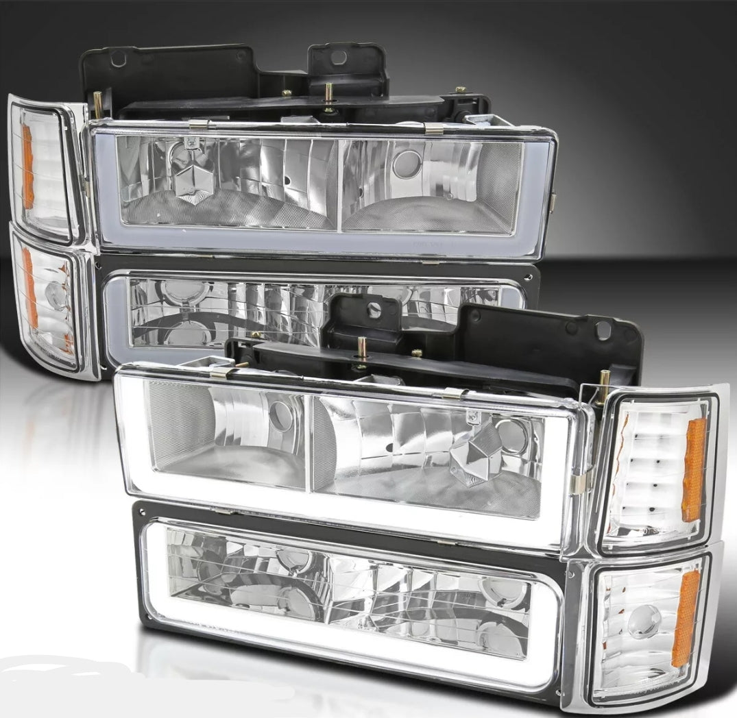 88-98 CHEVROLET/GMC U BAR DRL HEADLIGHTS