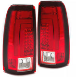 For 1999-2003 Chevy Silverado 1999-2007 GMC Sierra LED Tail Lights Brake Lamps