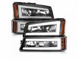 For 03-07 Chevy Silverado 1500 2500 3500/Avalanche Full c Bar Led