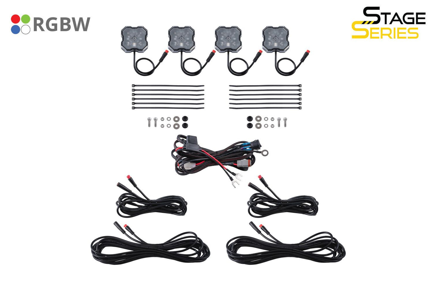 Stage Series RGBW LED Rock Light (4-pack)