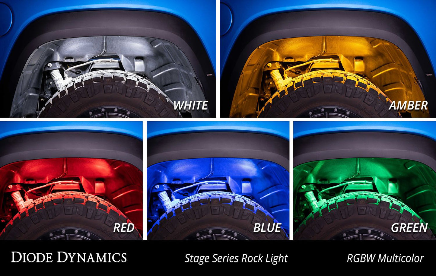 Stage Series RGBW LED Rock Light (4-pack)